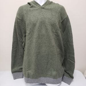 Goodfellow Mens Green Sweater Hoodie Size XL